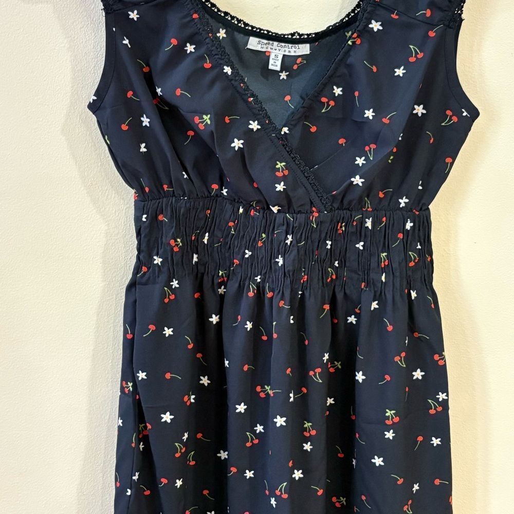 Cherry Print Mini Dress - Picture 4 of 8